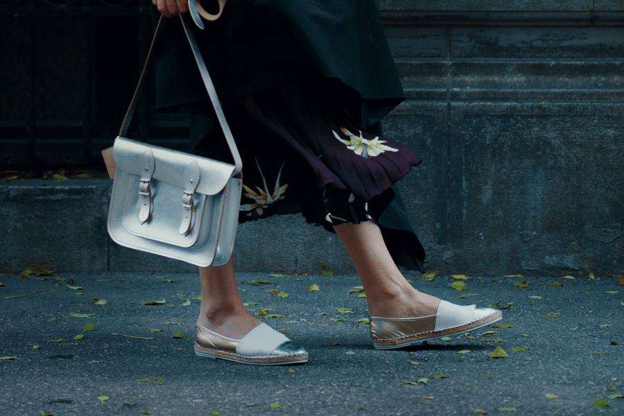 Espadrile cu talpa impletita