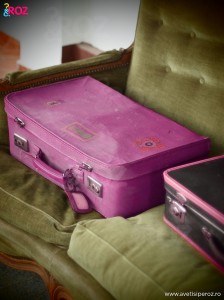geamantane roz vintage