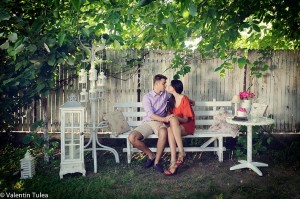 indragostiti in decor romantic