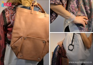 top matase mov si geanta margiela for h&m