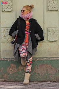 colati cu flori colorate