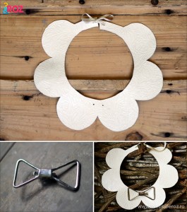 gulere handmade cu brosa