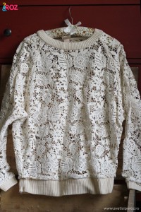 bluza dantela hm