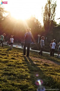 copii in parc