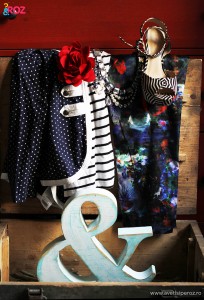 mix and match flori cu buline