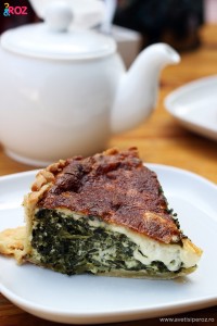 quiche cu spanac si branza
