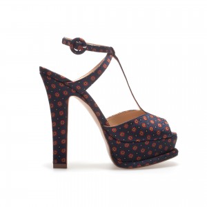 sandale cu imprimeu geometric zara