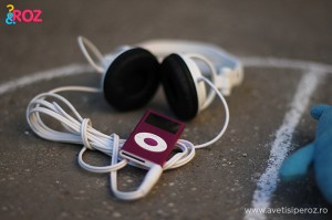 ipod si casti albe sony