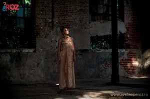 margiela for hm gold dress