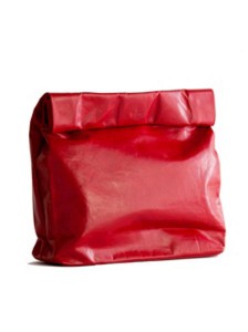 marie turnor picnic red clutch