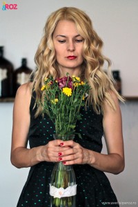 rochie cu inimioare si flori