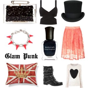 glam punk outfit