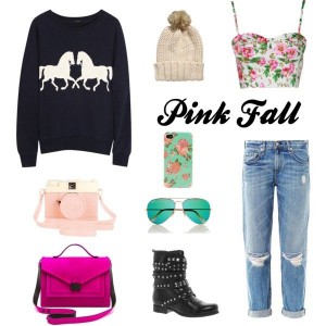 pink fall fashion