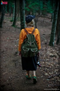 rucsac vintage si bluza zara