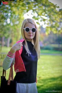 bluza cos si jacheta roz