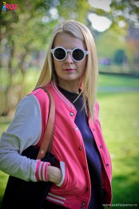 jacheta sport roz