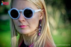 ochelari soare albi free people