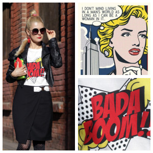 tinuta inspirata din pop art