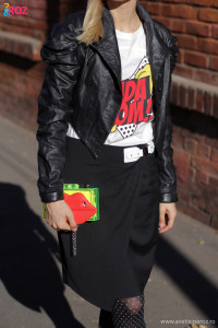 tricou pop art zara si ciorapi cu buline