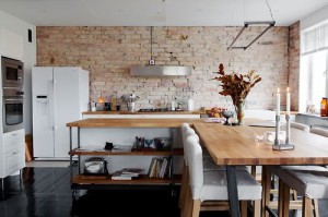 perete caramida decor