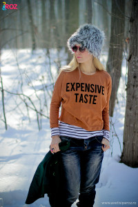 bluza zara maro si jeansi superdray