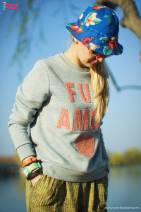 blogger fashion in weekend