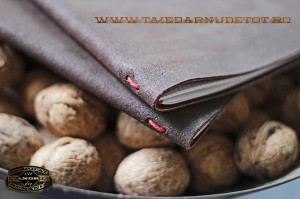 coperta caiet piele handmade