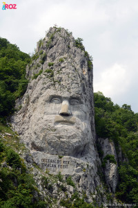 statuie decebal cazanele dunarii