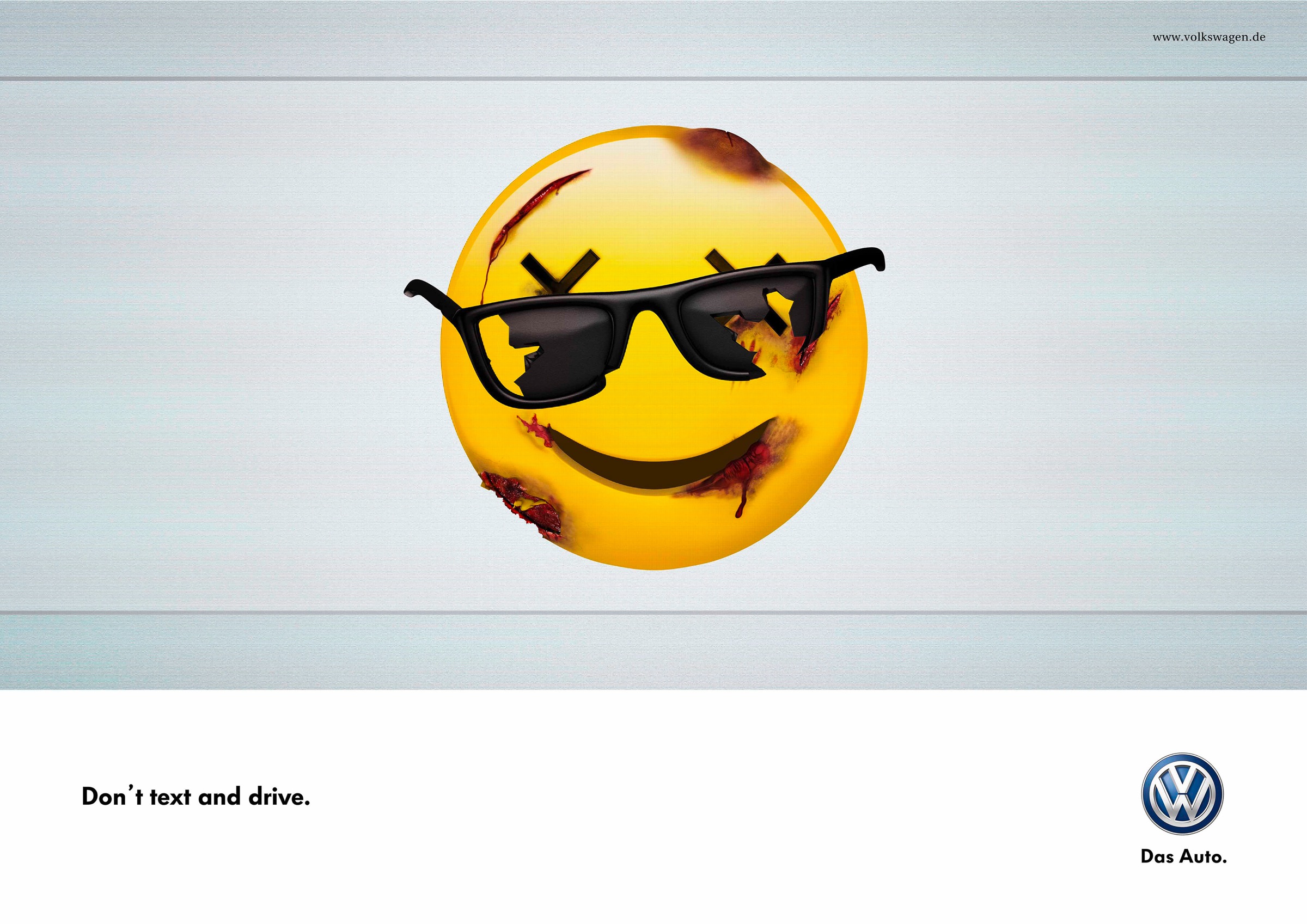 vw dont text and drive sunglasses