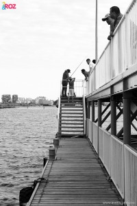 pescari pe ponton