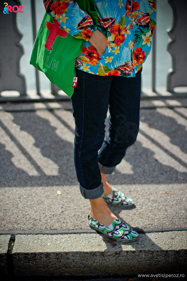 killah jeans and flower jacket
