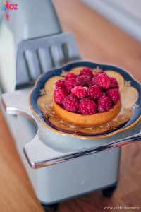 tarta cu zmeura pain plaisir