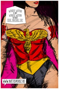 wonder woman and dove invisible dry