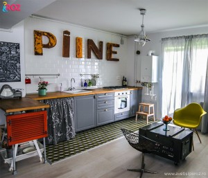 bucatarie IKEA retro industriala