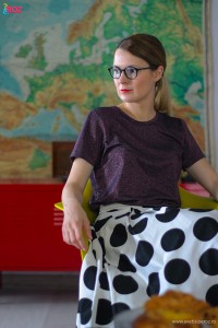 fusta retro cu buline