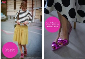 pantofi melissa by vivinenne westwood si fusta voal noa noa