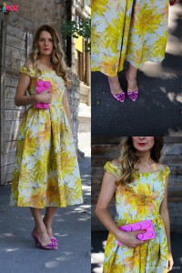 rochie midi de seara