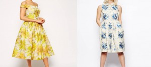 asos flower dress