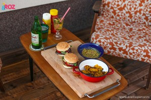 homemade burger