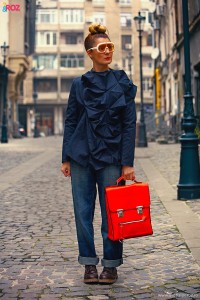 tinuta cu blugi blogger fashion