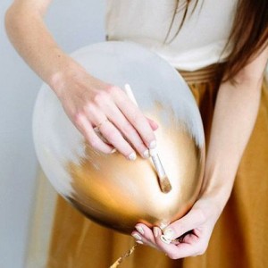 diy balon auriu