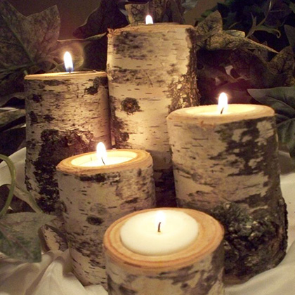 diy lumanari masa craciun