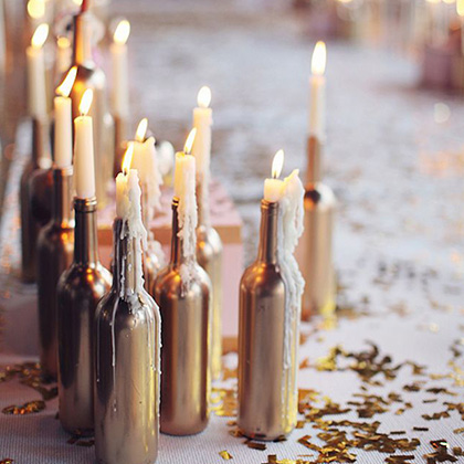 idei creative decorat masa revelion