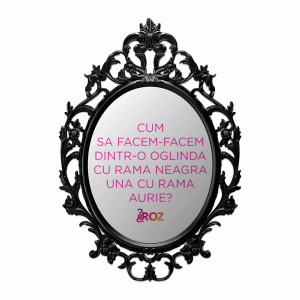 cum vopsesti in auriu rama oglinda