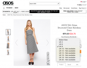 asos sales