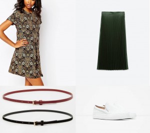 combinatie fusta si rochie