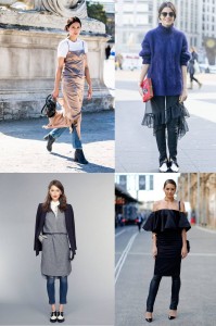 rochie peste pantaloni