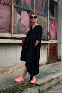 asymmetric cos dress