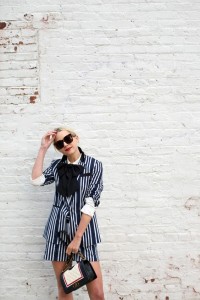black and white outfit