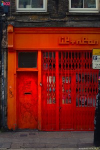 orange door